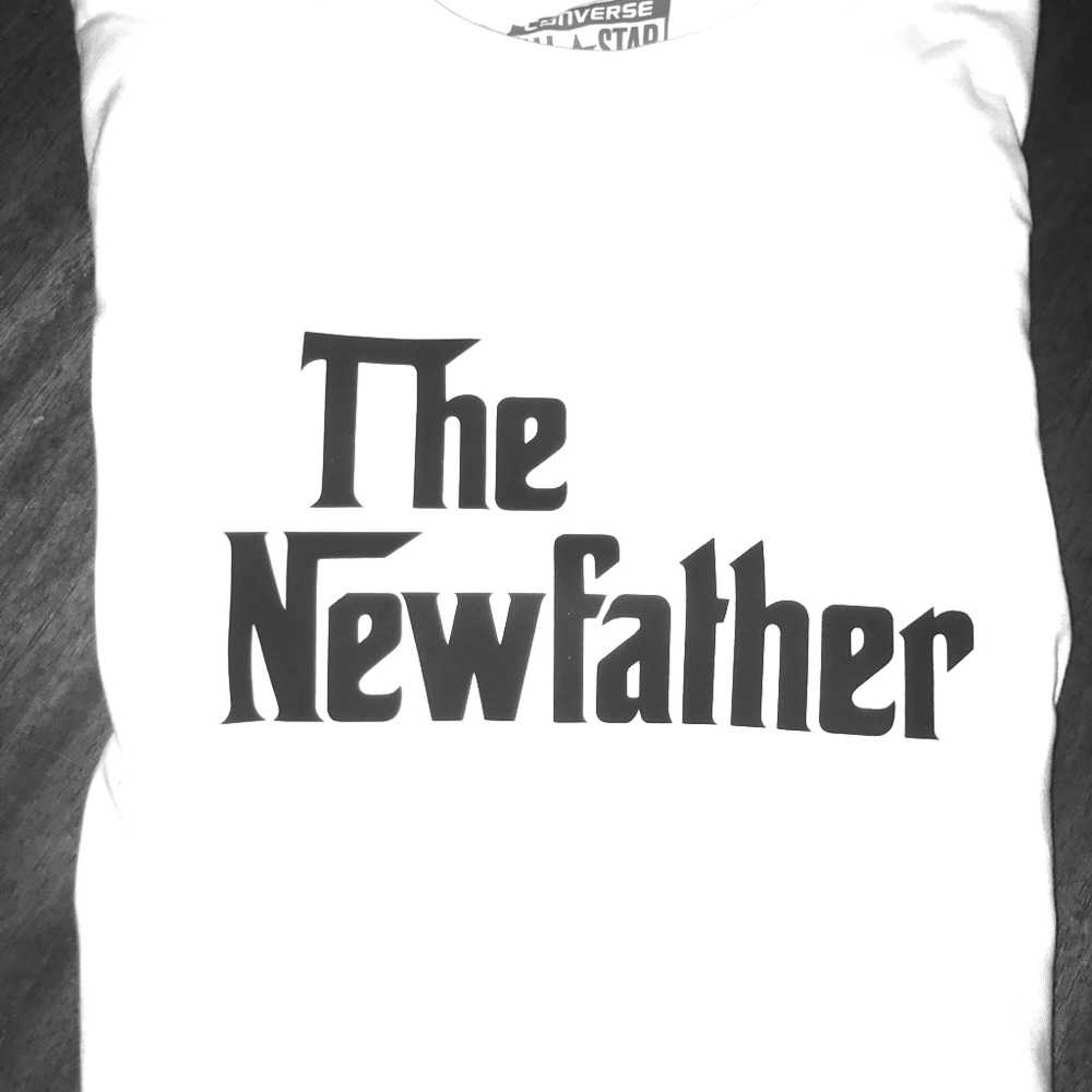 New handmade item. Funny “new dad” shirt